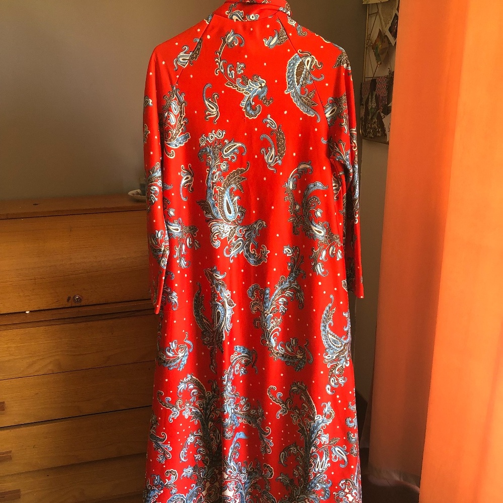 Mrs. Roper was hot! Vintage maxi house dress